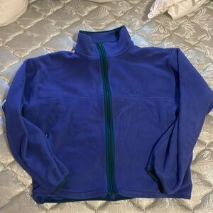 Vintage purple LL bean zip fleece